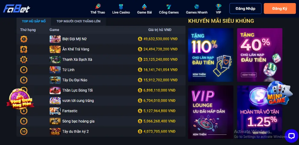 Tổng hợp các trò chơi nổi bật tại Ku Bet 11.net như cá cược thể thao, casino trực tuyến, slot game